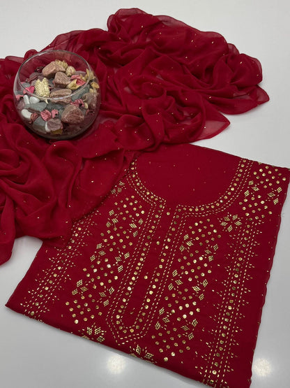 Golden button mukesh 2 piece