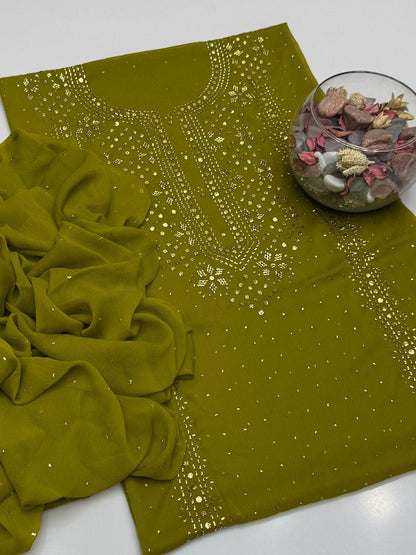 Golden button mukesh 2 piece