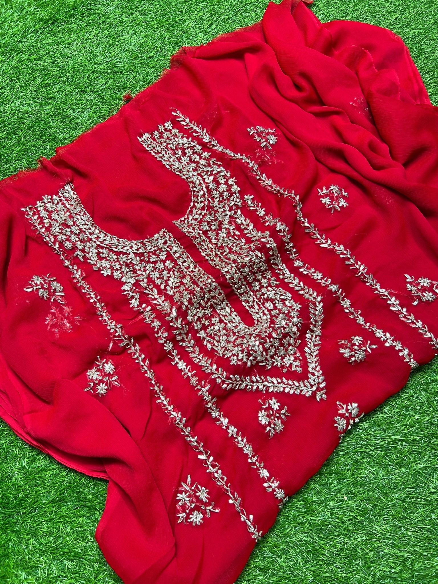 Chiffon Gotta 2 piece new shahi design