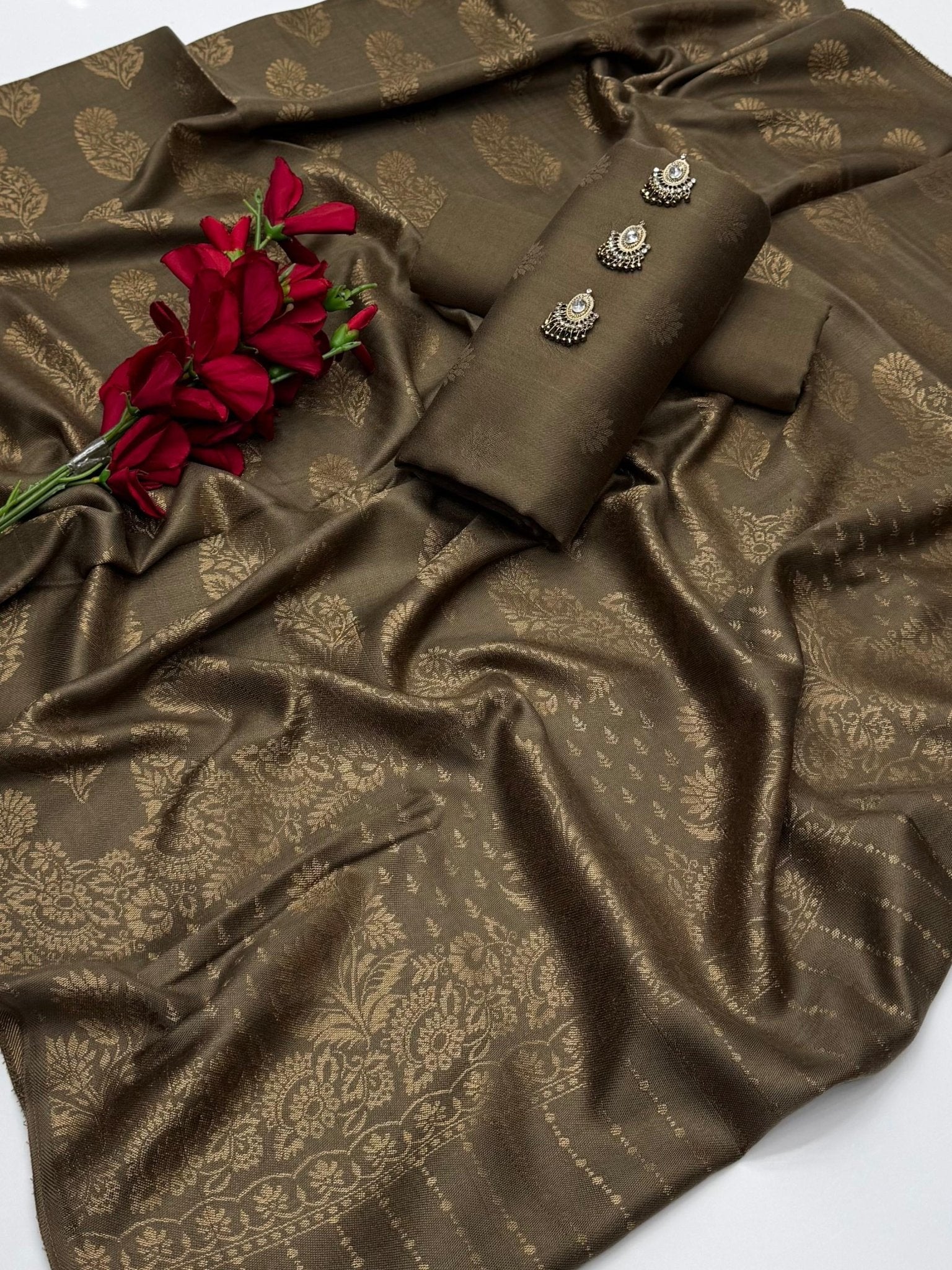 Pashmina jacquard 3 piece (Z - 657)
