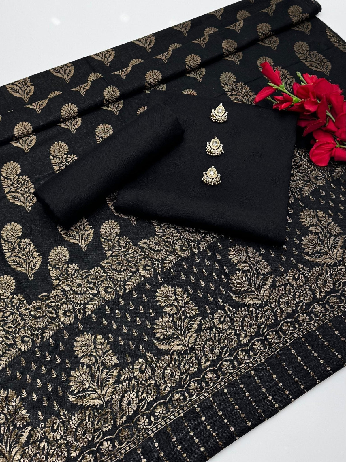 Pashmina jacquard 3 piece (Z - 657)
